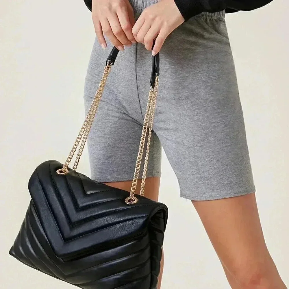 Black Elegant Women's Shoulder Bag